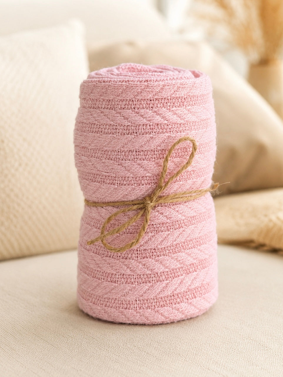 Plaid ROSE + 1 housse de coussin