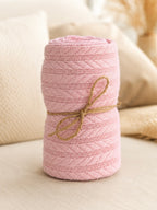 Plaid ROSE + 1 housse de coussin