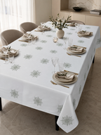 Nappe "Layali" brodée (VERT SAUGE)