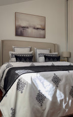Parure "Henna" en Housse de Couette (Noire)