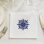Nappe "Layali" brodée (BLEU ROI)