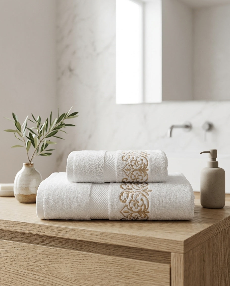 Serviettes Flora (BEIGE)