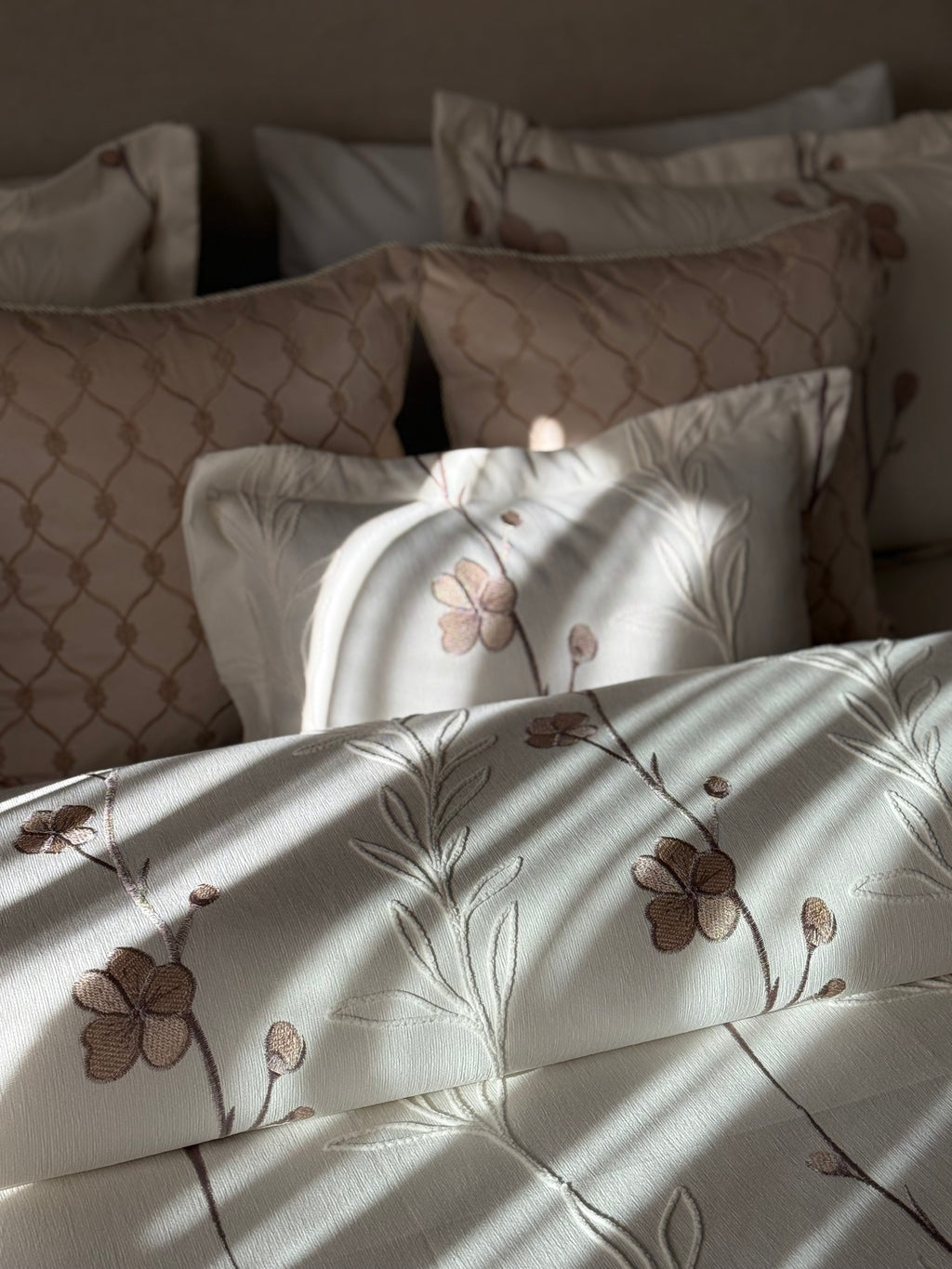 Couvre lit « Magnolia »en piqué royal