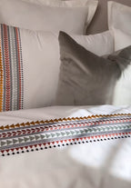 Parure "Camélia" en Drap Plat