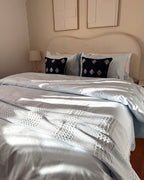 Parure « Evoria » en housse de couette (Bleu)