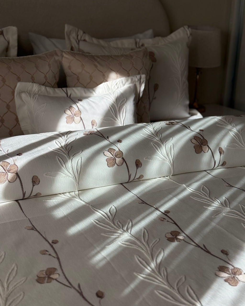 Couvre lit « Magnolia »en piqué royal