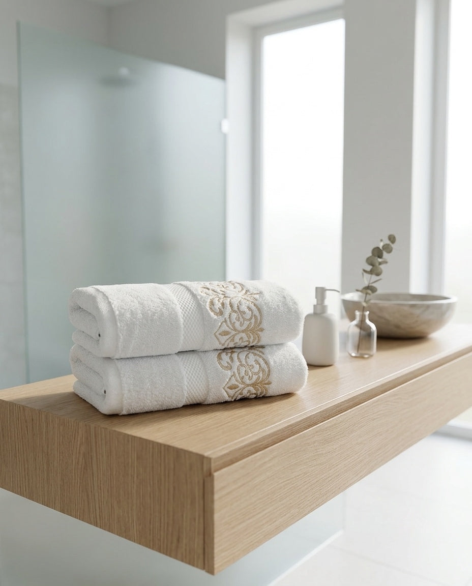 Serviettes Flora (BEIGE)