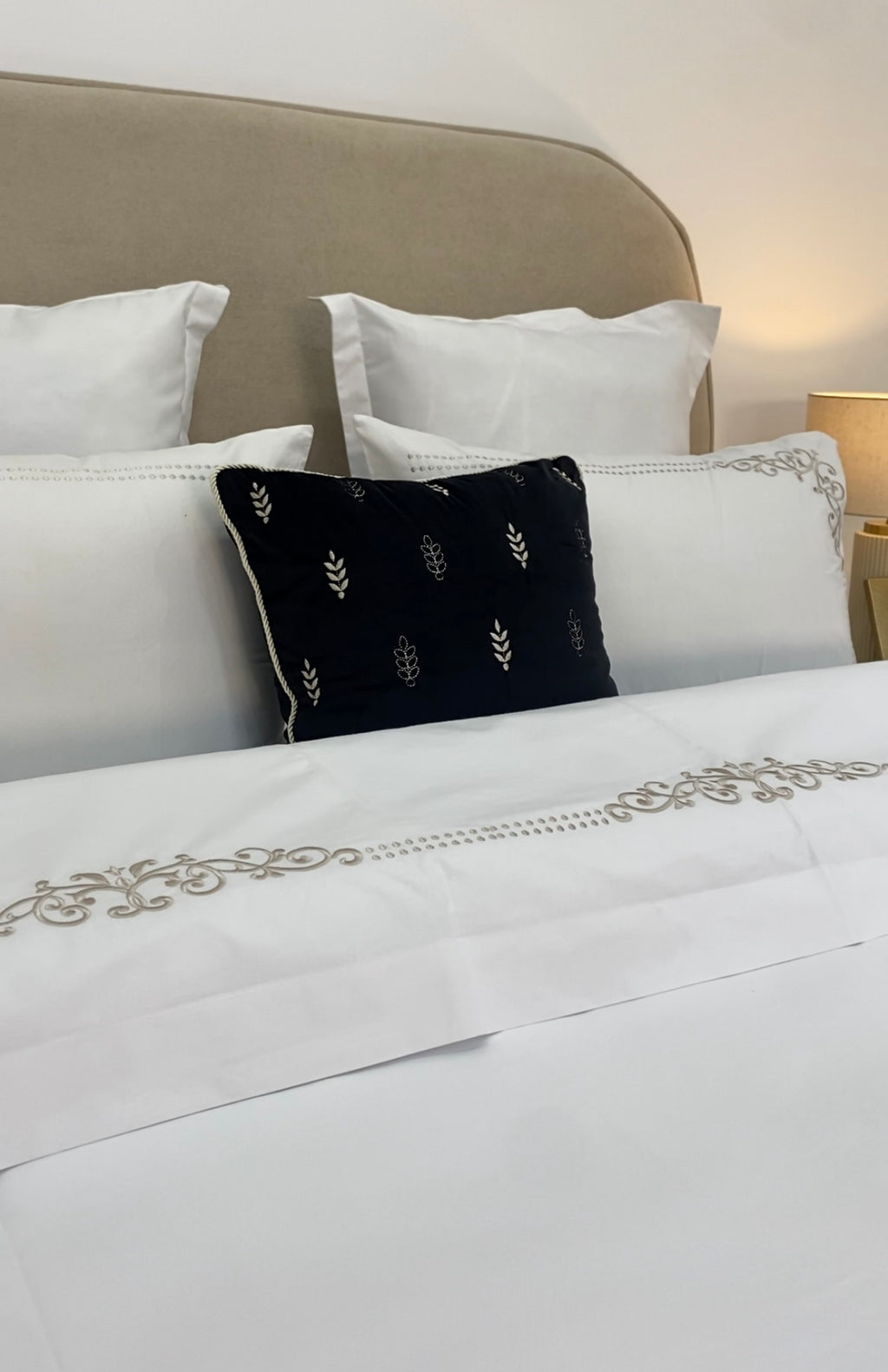Parure "Helena" Drap Plat