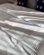Parure « Evoria » en housse de couette (Bleu)