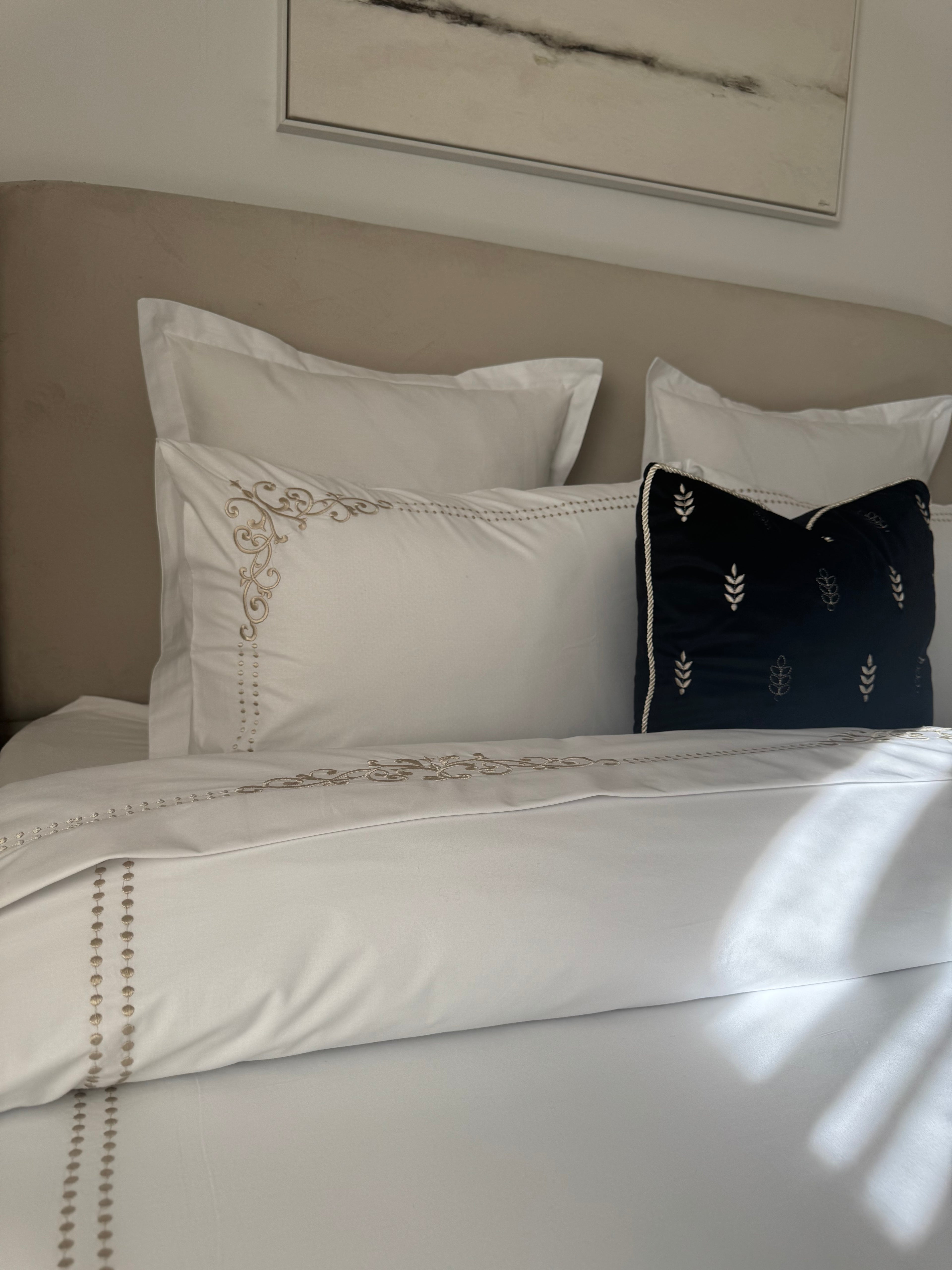 Parure "Helena" Drap Plat
